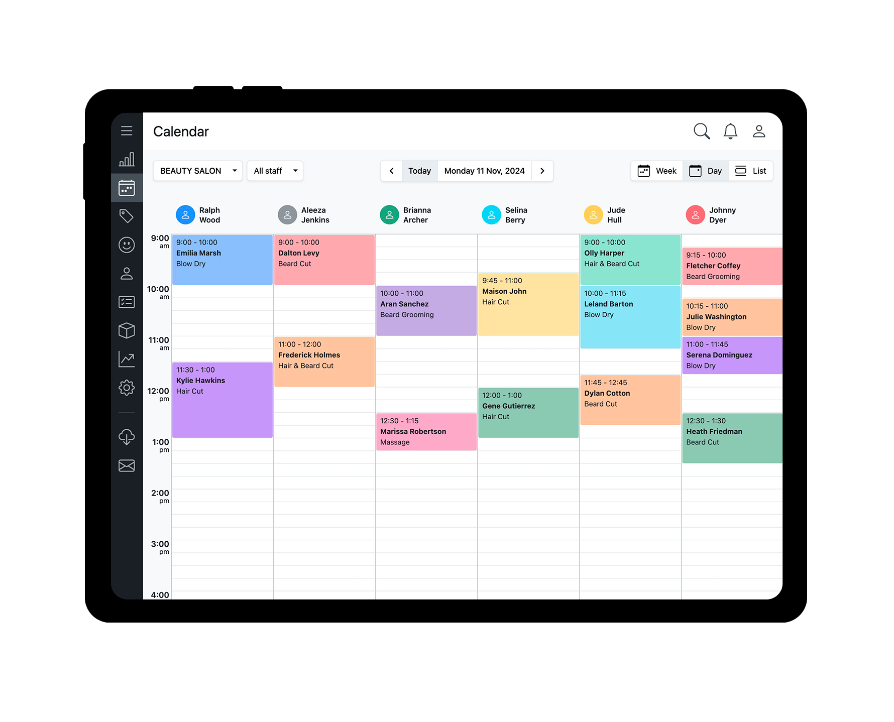 Online booking and appointment scheduling software for tat| preview